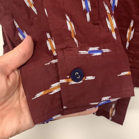 Oks cotton button down long sleeve size XL - Picture 4 of 9